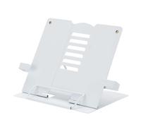 Cookbook Stand Desktop - Adjustable Height Riser, Laptop Tablet Holder Stand, Medium Size for Studying College Classroom, Durable Aluminum Alloy Material, Multi-Use Kitchen Library Living Room, Bedroo