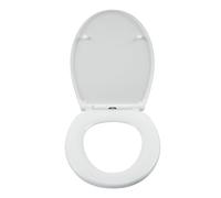 Cooke and Lewis Duraplast Lunette WC à fermeture amortie avec système de fermeture rapide Blanc