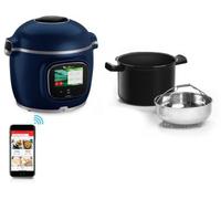 Cookeo MOULINEX CE943410 bleu touch wifi pro balance integrée 6 L, 13 modes de cuisson, 250 recettes