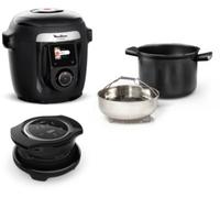 Cookeo MOULINEX YY5449FB noir connecté 6 L, 9 modes de cuisson + extra crisp