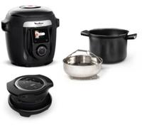 Multicuiseur intelligent connecté Moulinex avec couvercle Extracrisp YY5449FB 1600 W Noir