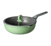 COOKER KING Bamboo Lime Stone Series Wok anti-adhésif toutes surfaces 32 cm