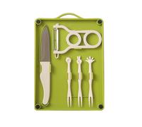 COOKER KING Planche à découper les fruits pour la maison, antibactérienne et résistante à la moisissure, ensemble de planches à découper pour couteaux à fruits pour la maison, ensemble de planches à d