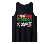 Cookie Baking Crew Gingerbread pour Hommes avec Chapeaux de Noël Débardeur