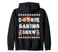 Cookie Baking Crew Gingerbread pour Hommes avec Chapeaux de Noël Sweat à Capuche