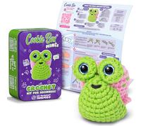Cookie Box Kit de crochet pour débutants - Coffret cadeau pour faire une peluche escargot Dora Amigurumi - Kit de démarrage facile à faire soi-même avec instructions imprimées et tutoriel vidéo étape