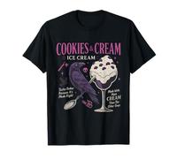 Cookie & Cream Ice Cream Butcher Blackbird Citation drôle T-Shirt