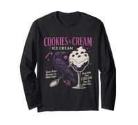 Cookie & Cream Icecream Butcher Blackbird Citation drôle Manche Longue