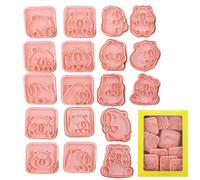Cookie Cutter Set, Baking Cutter, Cookie Maker for Baking, Bread Cutter Mold, Pancake Cutter, 18-piece Capybara Shape Cookie Cutter Set for Baking and Decorating