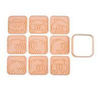 Cookie Cutter Stamp - Capybara Mold Press, Tool d'empreinte de dessin animé amusant | Modèle de cuisson de forme animale avec une prise facile pour la décoration fondante, l'artisanat de pâtisserie po