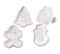Creativ Company – Emporte-pièces à poussoir Noël – 4 pièces