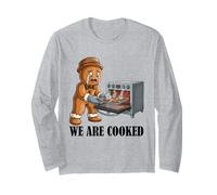 Cookie de Noël Humoristique en Forme de Bonhomme en Pain d'épice We are Cooked Manche Longue