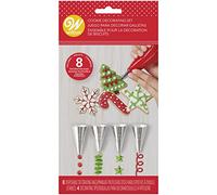 Cookie Decorating Set 12pcs-8 Decorating Bags & 4 Design Tips