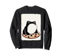 Cookie Grumpy Frog Funny Kawaii Japonais Sweatshirt