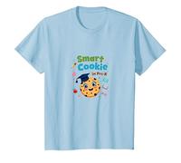 Cookie Intelligent en pré-Maternelle : réalisation éducative Mignonne T-Shirt, Enfant, Bleu Céleste, 2 Ans