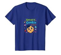 Cookie Intelligent en pré-Maternelle : réalisation éducative Mignonne T-Shirt, Enfant, Bleu Royal, 4 Ans