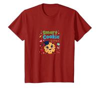 Cookie Intelligent en pré-Maternelle : réalisation éducative Mignonne T-Shirt, Enfant, Canneberge, 10 Ans