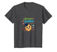Cookie Intelligent en pré-Maternelle : réalisation éducative Mignonne T-Shirt, Enfant, Chiné Foncé, 12 Ans