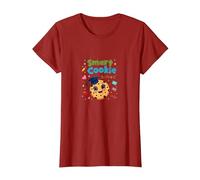 Cookie Intelligent en pré-Maternelle : réalisation éducative Mignonne T-Shirt, Femme, Canneberge, L
