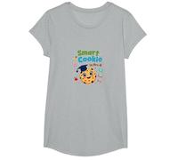 Cookie Intelligent en pré-Maternelle : réalisation éducative Mignonne T-Shirt, Fille, Gris Chiné, M