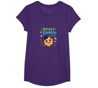 Cookie Intelligent en pré-Maternelle : réalisation éducative Mignonne T-Shirt, Fille, Violet, M