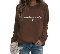 Cookie Lady Sweatshirt, Cookie Lover Pullovers, Cookie Dealer Baker Gift Ideas Funny Baking Sweatshirt for Women