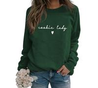 Cookie Lady Sweatshirt, Cookie Lover Pullovers, Cookie Dealer Baker Gift Ideas Funny Baking Sweatshirt for Women