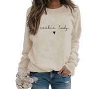 Cookie Lady Sweatshirt, Cookie Lover Pullovers, Cookie Dealer Baker Gift Ideas Funny Baking Sweatshirt for Women