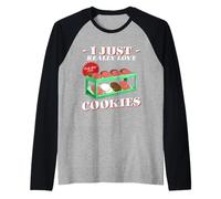 Cookie Lover I Just Really Love Cookies Pastry Chef Baker Manche Raglan