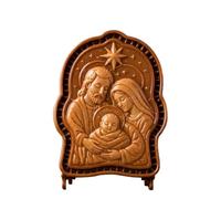 Cookie Pie Molds - Nativity Christmas Reusable Non-Stick Cutter Mould | Baking Mini Pie Molds for Gummy Soap Candle Nativity Cookie Cutter Home Art Crafting Party