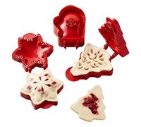 Cookie Presses - PP Hand Pie Maker | 3 Pieces Reusable Baking Supplies With Lids | Small Dough Presser Piee Molds | For Halloween Thanksgiving Fall Party Dessert Coookie Doughh Pastry Home Kitchen