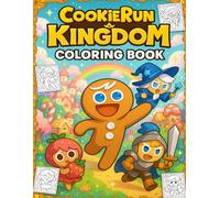 Cookie Run: Kingdom Coloring Book: The Official Art from the Game for those Who Love Coloring with Plenty of Sweet and Whimsical Illustrations