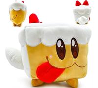 Cookie Run Kingdom Peluche douce de 25,4 cm, douce au lait ombragé, pour les fans de jeu, 4, 5, 6, 7, 8, 9 ans, garçon et fille, jouet à presser (White Cake Hound)