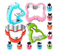 Cookie & Sandwich Cutter Set, Stainless Vegetable Biscuit Molds