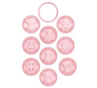 Cookie Stamp 3D Reusable Non-Stick Christas Baking Tool | Dough Press Fondant Cutter Mold for Kitcen Bakery Home Restaurant School Classroom Studio Canteen Diner