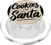 Cookies géniaux pour Le Look du Discours du Père Noël PopSockets PopGrip pour MagSafe