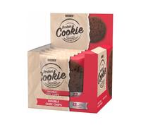 Weider Biscuit de protéines végétales Double Chocolat Chips 90 g, lot de 12 biscuits