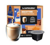COOKIES SPECULOOS (96 Capsules) compatible avec Nescafé Dolce Gusto, Lot de 6 x 16 Capsules (96 portions tot) - la Capsuleria
