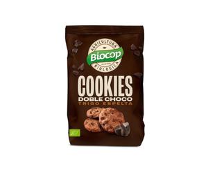 COOKIES TRIGO ESPELTA DOBLE CHOCO - petits biscuits sucrés pour le goûter, idéals avec un café, un thé ou en collation, poids 200 g et devient un allié fiable dans la routine de tous les jours. et con