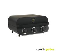 Barbecue gaz 3 feux 8.4kw Cook'in Garden AM083 Noir G