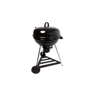 Cook'in Garden - Barbecue Charbon de Bois SMOK 60, Barbecue avec Couvercle Emaillé, Thermomètre Intégré, 8 couverts, Récupérateur de Cendres, Système de Ventilation, Pour Extérieur et Jardin