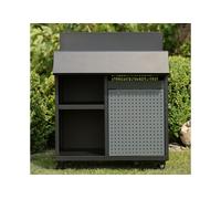 Cook'in garden Desserte pour barbecue Burn en acier époxy - 80 x 54 x 102 cm - WT080T