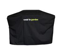 Cook'in Garden - Housse Déperlante et Imperméable pour Barbecue & Desserte, 135 x 60 x 100 cm, Protection Extérieure BBQ, Résistance Maximum aux UV, Compatible Tous Modèles et Marques