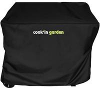 Cook'in Garden - Housse Imperméable et Déperlante pour Barbecue & Desserte, 120 x 65 x 90 cm, Protection Extérieure Face aux UV, Fixation Facile avec Scratch, pour Toutes Marques et Modèles de BBQ
