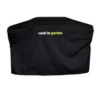Cook'in Garden - Housse Résistante aux Intempéries pour Barbecue & Desserte, 155 x 60 x 100 cm, Imperméable, Déperlante, Protection UV Maximum, pour Toutes Marques et Modèles de BBQ