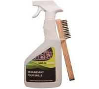 Cook’in Garden - Nettoyant pour Grilles, Dégraissant avec Brosse Intégrée, Contenance 750 ml, Idéal pour Entretien Barbecue et Plancha, Élimine Graisse et Résidus