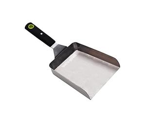 Cook'in Garden - Spatule aimantée à bords relevés avec manche soft touch | Utilisable sur Plancha et Barbecue, Dimensions L31 x l16 x 7,5H cm