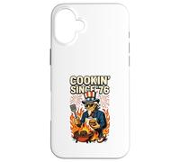 Cookin Since 76 Funny 4th of July Chemise patriotique BBQ Coque pour iPhone 16 Plus