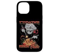 Cooking Anime Flair Chibi Chef Noodle Toss Meme Coque pour iPhone 14