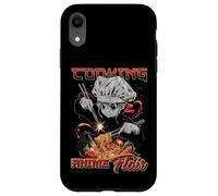 Cooking Anime Flair Chibi Chef Noodle Toss Meme Coque pour iPhone XR